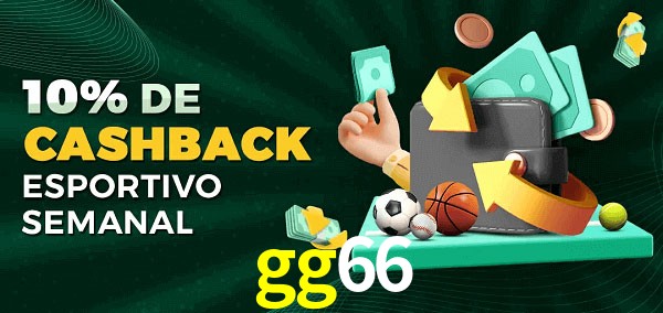 10% de bônus de cashback na gg66